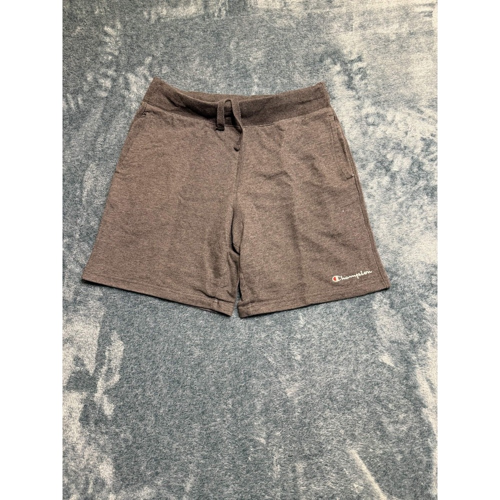 Champion Mens Sweat Shorts Size M Grey Heathered French Terry 1368325